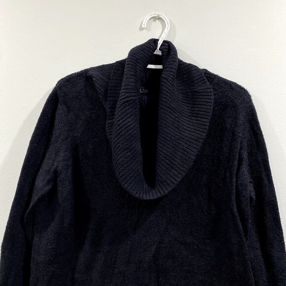 Rachel Zoe Black Cowl Neck Sweater Women's Medium Long Sleeve - Picture 6 of 7